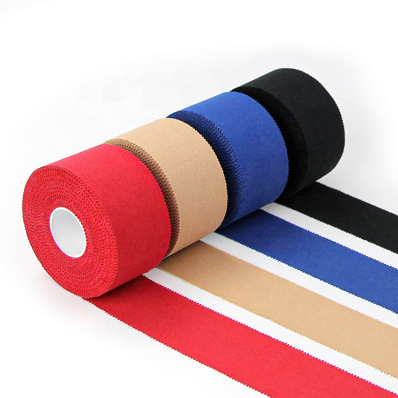 Bandă colorată din bumbac sport elastic moale 