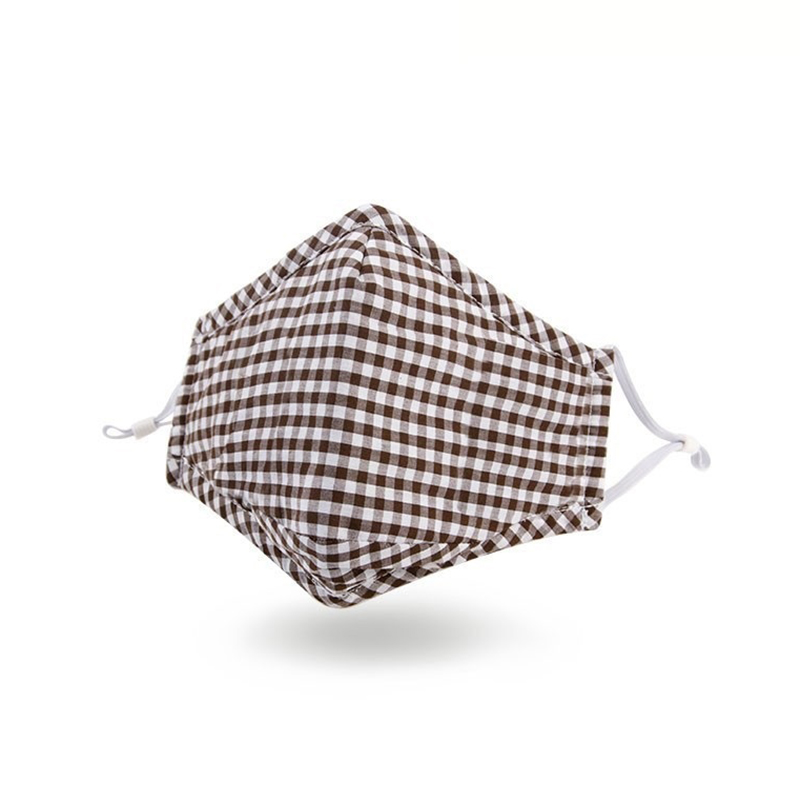 Mască de protecție colorată din bumbac, respirabilă, anti-praf, cu filtru 