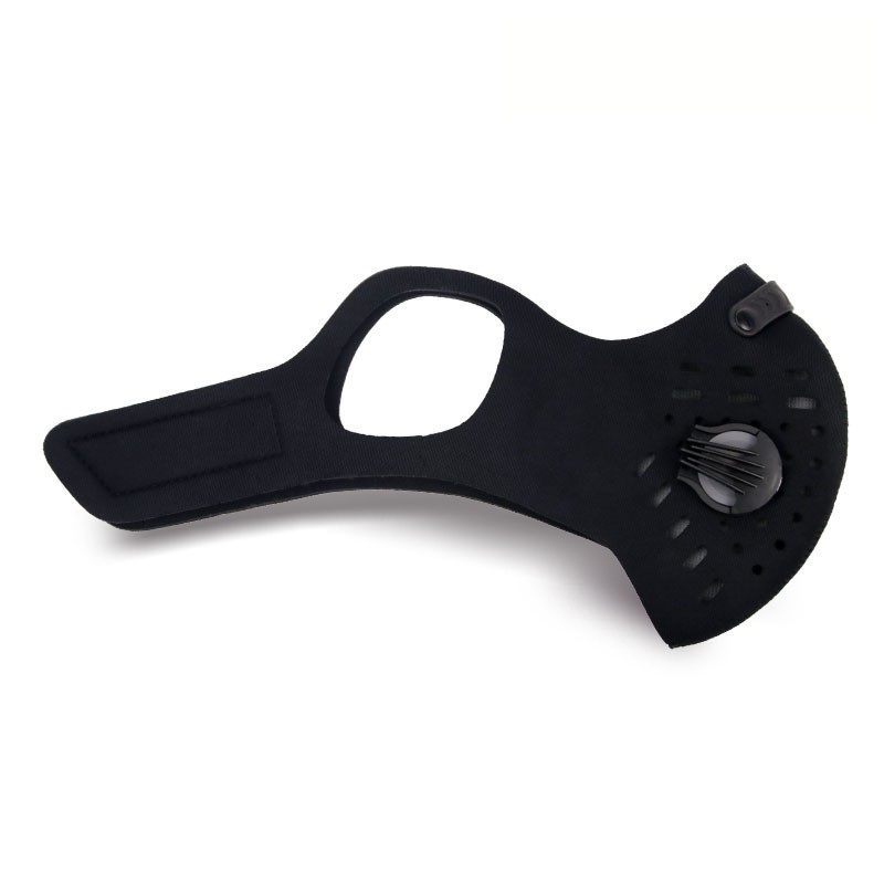 Mască de ciclism facială anti-poluare, rezistentă la praf, cu filtru și supapă 