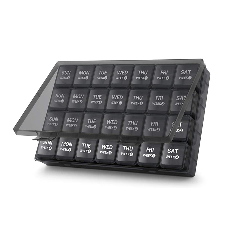 Organizator lunar rezistent la praf, 28 de zile, 4 săptămâni 