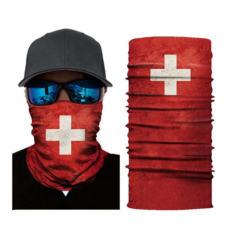 Mască de ciclism cu bandană de bumbac personalizată pentru protecție facială 