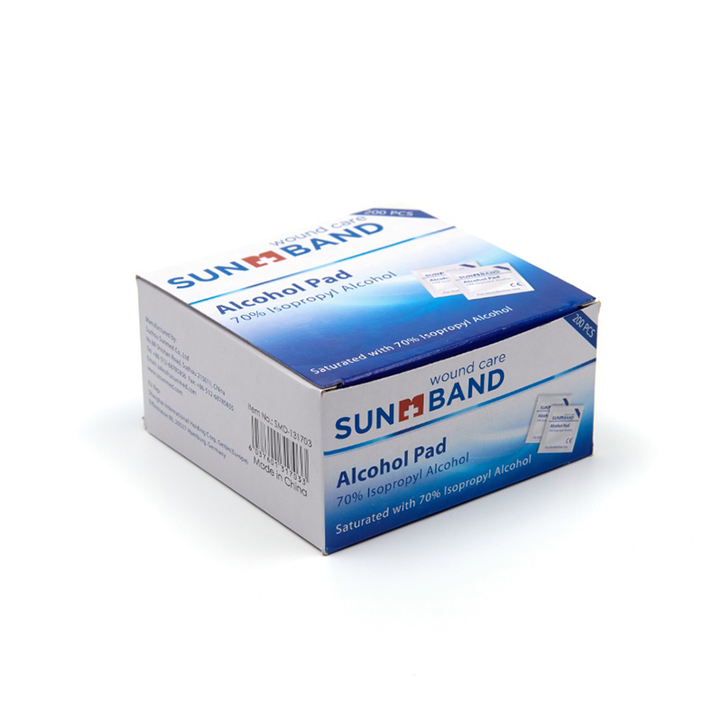 Tampă medicală sterilă cu alcool din bumbac cu 70% izopropil 