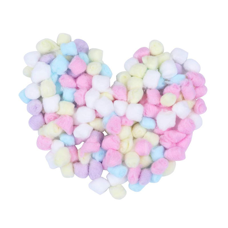 Minge de bumbac de umplutură colorată de unică folosință pentru hamster 