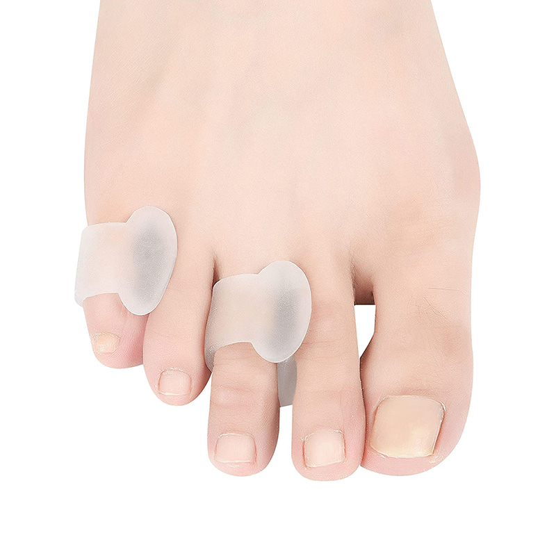 Gel translucid Pinky Toe Separator pentru degetele ondulate suprapuse 