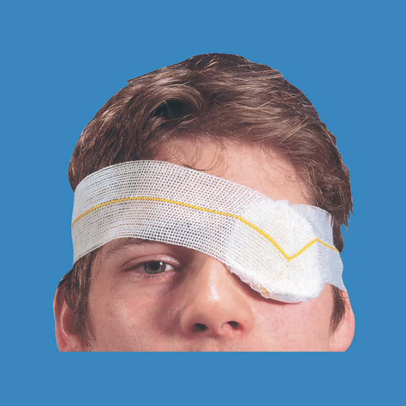 Pad pentru ochi cu buclă tricotată