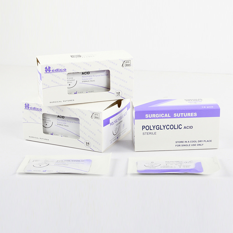 Suturi chirurgicale absorbabile POLIGLICOLICACID (PGA)