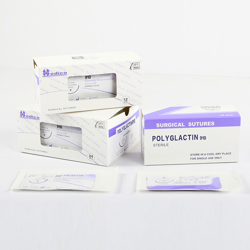 Suturi chirurgicale absorbabile POLYGLACTIN 910(PGLA)